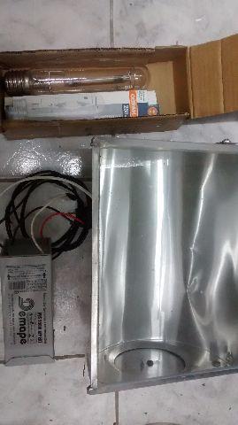 Kit reator, lâmpada e refletor vapor de sódio