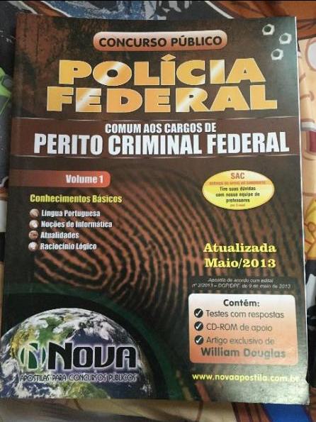 Livro para Concurso Policia Federal