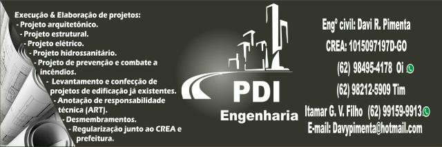 PDI Engenharia/ Projetos e Execuções/ Engenheiro Civil
