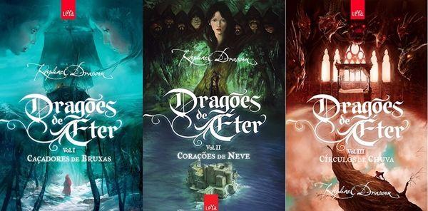 Trilogia Dragões de Éter - 3 Livros - Novo