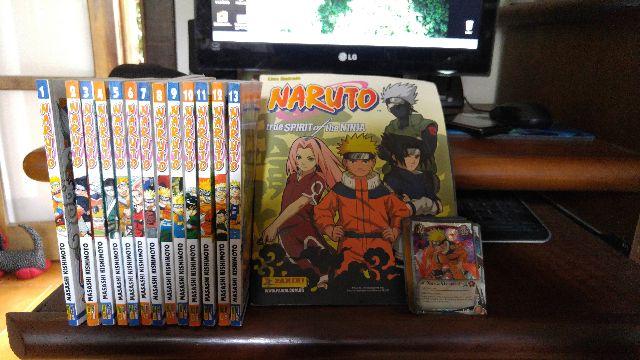 Mangá Naruto e Album de figurinhas