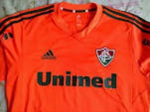 Camisa Do Fluminense f c Laranja Original Adidas Tamanho m