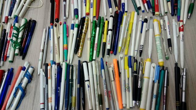 Coleção de canetas