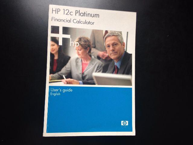 HP 12c Platinum Financial Calculator- ingles