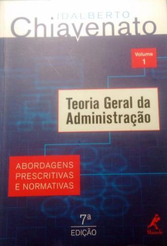 Teoria Geral da Administracao - Vol. 1 - 7ª Ed. 