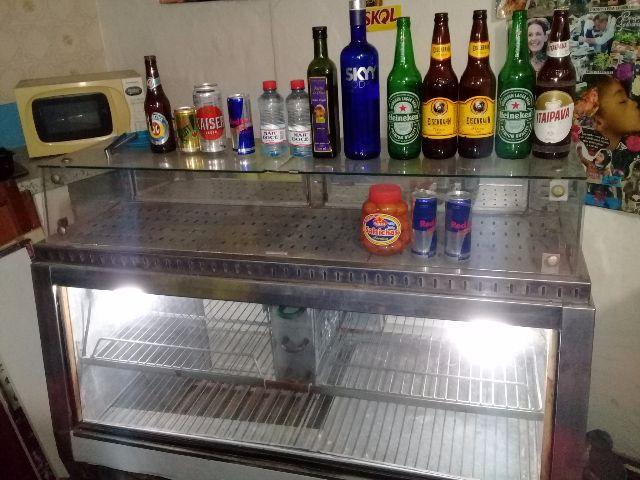 Balcão Refrigerador RETRÔ com Estufa