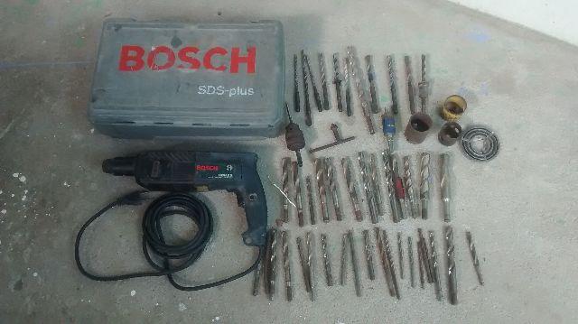 Bosch martelete com 42 brocas 11 de encaixe