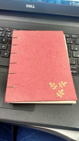 Caderninho artesanal