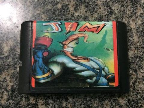Cartucho Fita Mega Drive - Earthworm Jim
