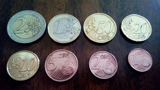Conjunto moedas Áustria, Euro com 8 unidades