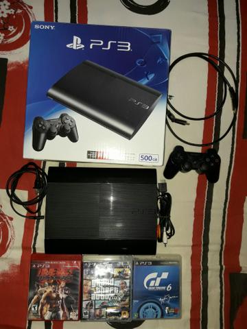 PSGB Com 1 Controles Sony 3 Jogos Funcionando Tudo