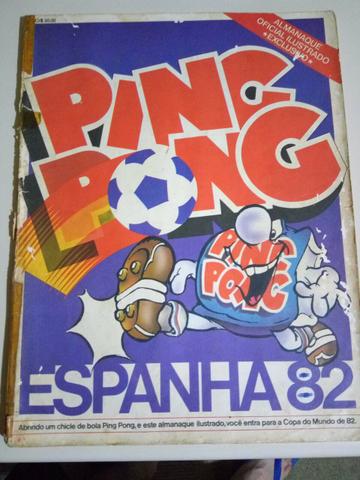 Álbum da Copa 82 Ping Pong