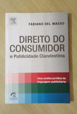 Livro: Direito do Consumidor e a Publicidade Clandestina
