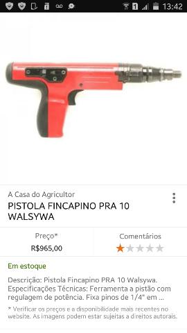 Pistola finca pino walsywa PRA 10
