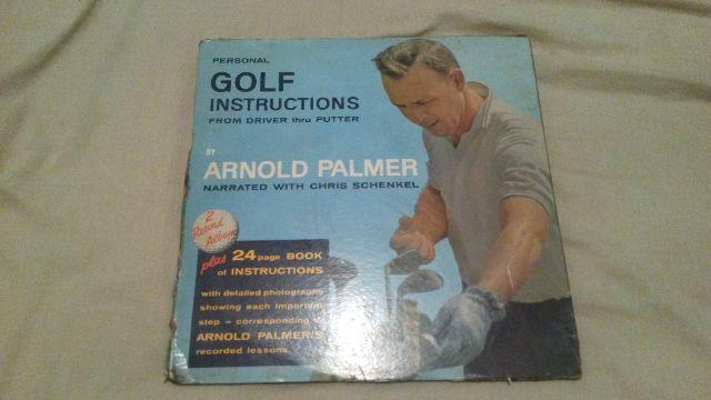LP duplo ensinando a jogar golfe (Arnold Palmer) 