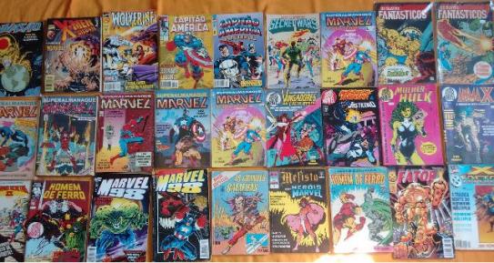 30 Gibis Marvel - HQ Comics, Super Almanaque, Grandes
