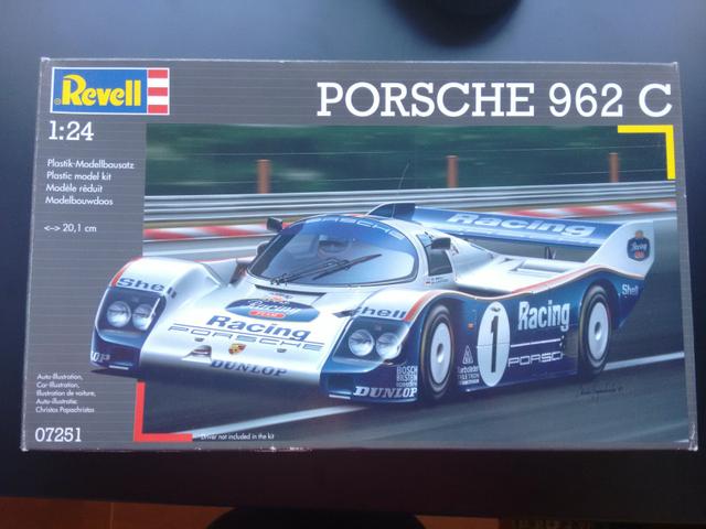 Kit plastimodelismo revell Porsche 962 c 1:24