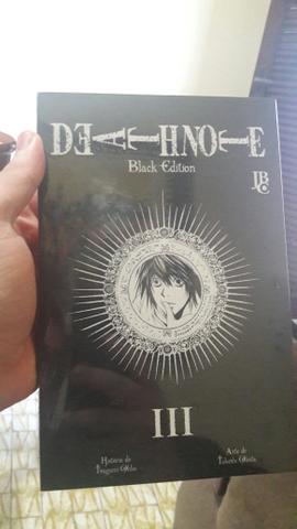 Mangá Death Note Black Edition Novo Lacrado