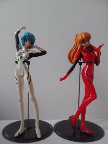 Figura Anime Rei & Asuka (Neon Genesis Evangelion)