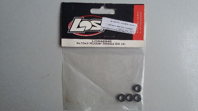 Losa - Losi 6x10x3mm Rubber Sealed Ball Bearing