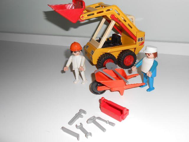 Playmobil Antigo - Mini Escavadeira Bobcat Completo