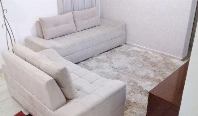 Sala de estar completa, sofá, rack e tapete - Urgente