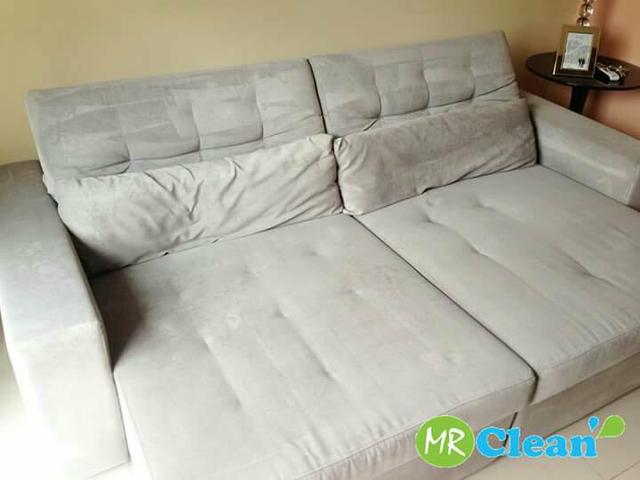 Seu sofá higienizado