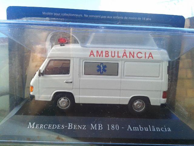 Coleção carros Serviços Mercedes Bens MB 180 Ambulancia