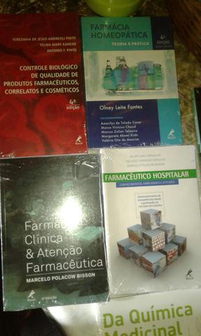 Livros de faculdade de farmácia