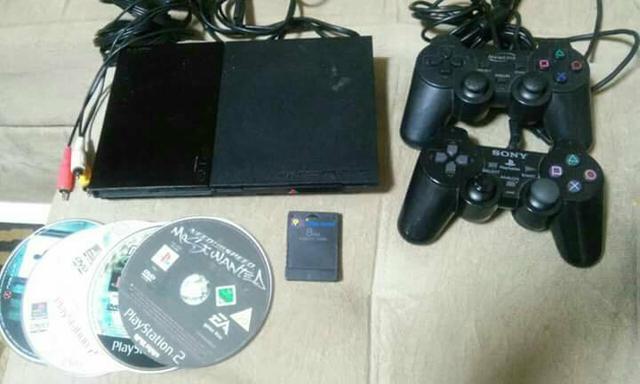 PlayStation 2 completo com 2 controles