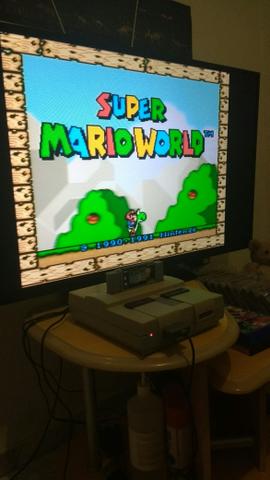 Super Nintendo Snes + Super Mario World