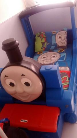 Cama infantil do Thomas, a Locomotiva a Vapor