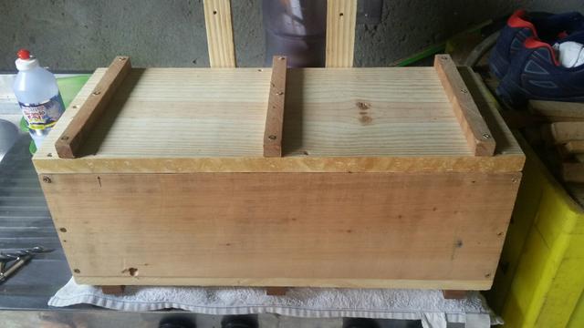 Caixa com isolamento térmico para abelhas sem ferrão