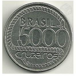 Moeda Comemorativa Brasil  Cruzeiros 