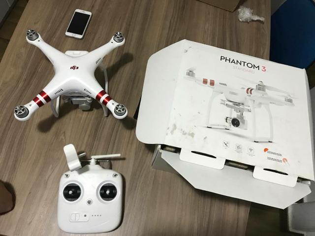 Drone Dji Phantom 3 Standart Seminovo com 13 voos