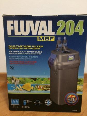 Fluval 204 MSF - Filtro para aquarios de água doce/salgada