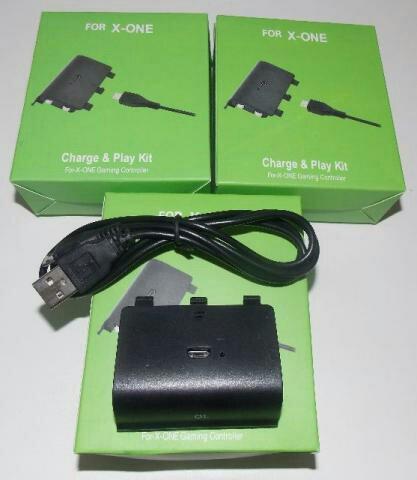 Kit bateria para Controle De xbox one + carregador