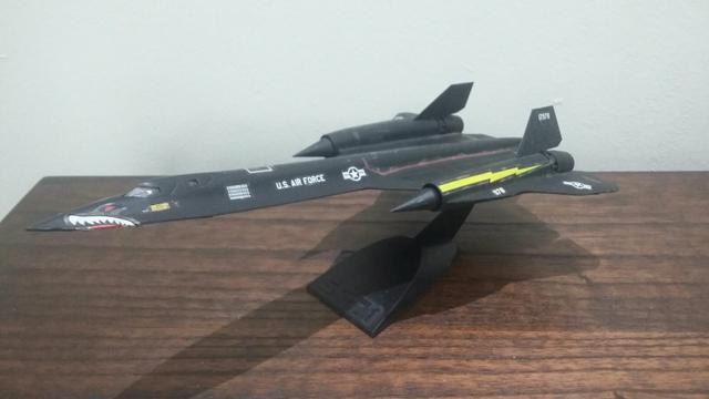 Miniatura estática plastimodelismo Avião SR 71 Blackbird