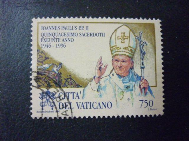 Selo do vaticano 50 anos de sacerdócio do papa joão paulo