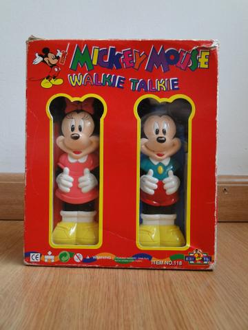Walkie Talk Mickey Mouse - Brinquedo dos anos 90 - usado