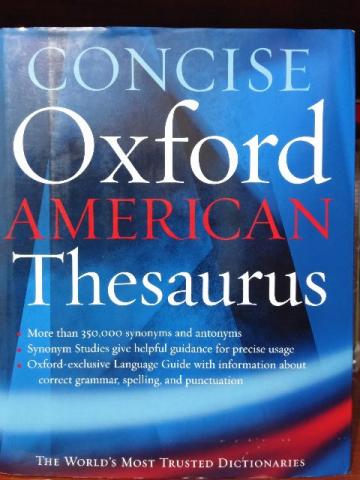 Concise Oxford American Thesaurus