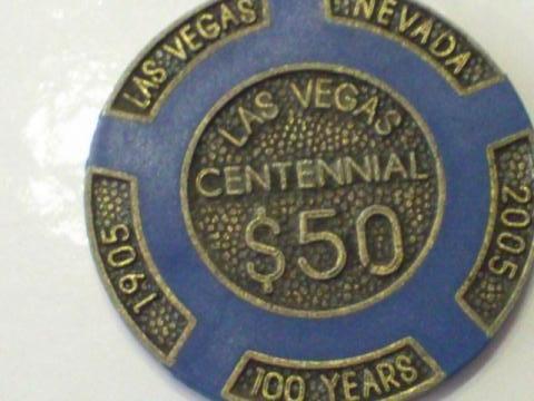 Fichas de Cassino Centennial Las Vegas 4 unidades