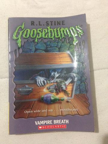 Livro Goosebumps Importado - Vampire Breath