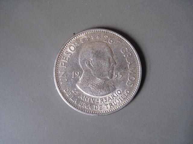 Prata República Dominicana Un Peso  Trujillo