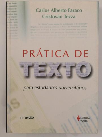 Livro Prática de Texto para estudantes universitários