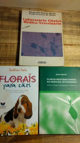 Livros técnicos veterinária (3 livros)