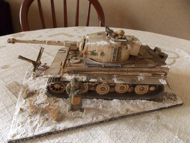 Maquete Diorama Tanque Panzer Alemão Na Frente Russa