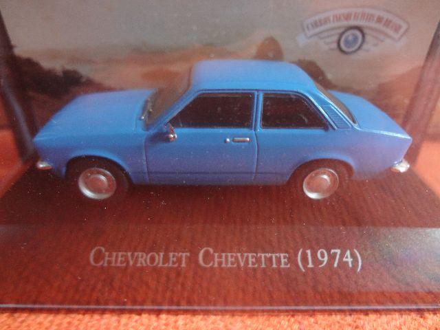Miniatura Chevrolet Chevette carros inesquecíveis do Brasil