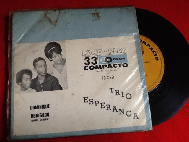 Vinil Disco Compacto Anos 60 Trio Esperanca Raro