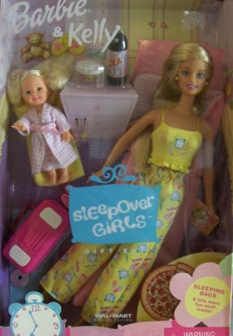 Barbie and Kelly Sleepover Girls-Conjunto de duas bonecas